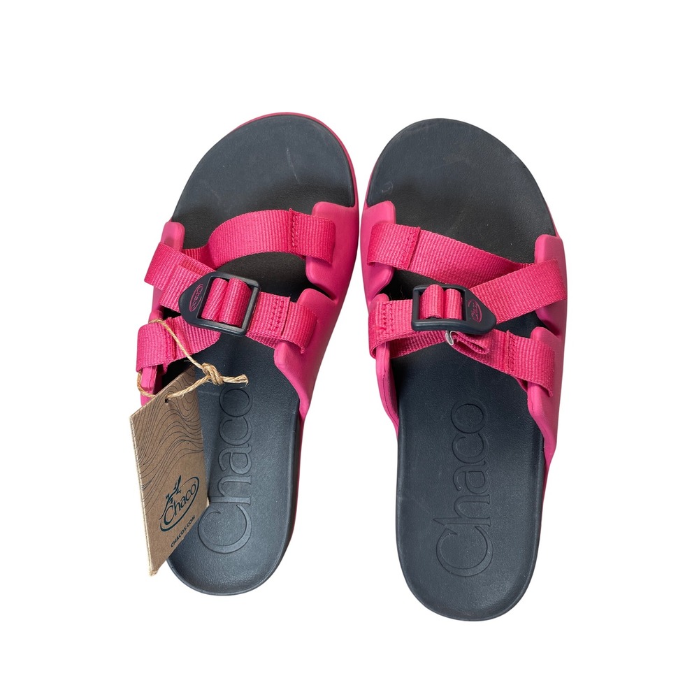 Chaco Chillos Kids Magenta Slide Sandals JCH180316 Size 6 NEW